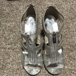 Michael Kors Glittering Silver Heels
